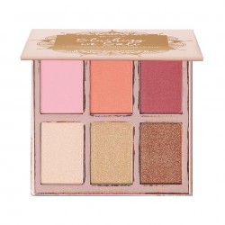 BH Cosmetics Blushing in Bali 6 Color Blush & Highlighter Palette
