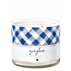 Bath & Body Works Gingham 3 Wick Scented Candle