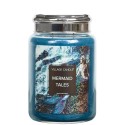 Village Candle Mermaid Tales Large Glass Jar - Fantasy Collection