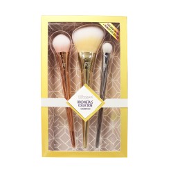 Real Techniques Bold Metals Collection Essentials Brush Set