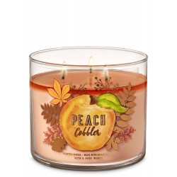 Bath & Body Works Peach Cobbler 3 Wick Scented Candle