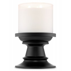 Bath & Body Works Black Pedestal 3 Wick Candle Holder