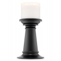 Bath & Body Works Tall Black Pedestal 3 Wick Candle Holder