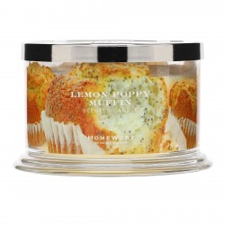 Homeworx by Harry Slatkin Lemon Poppy Muffin 4 Wick Candle