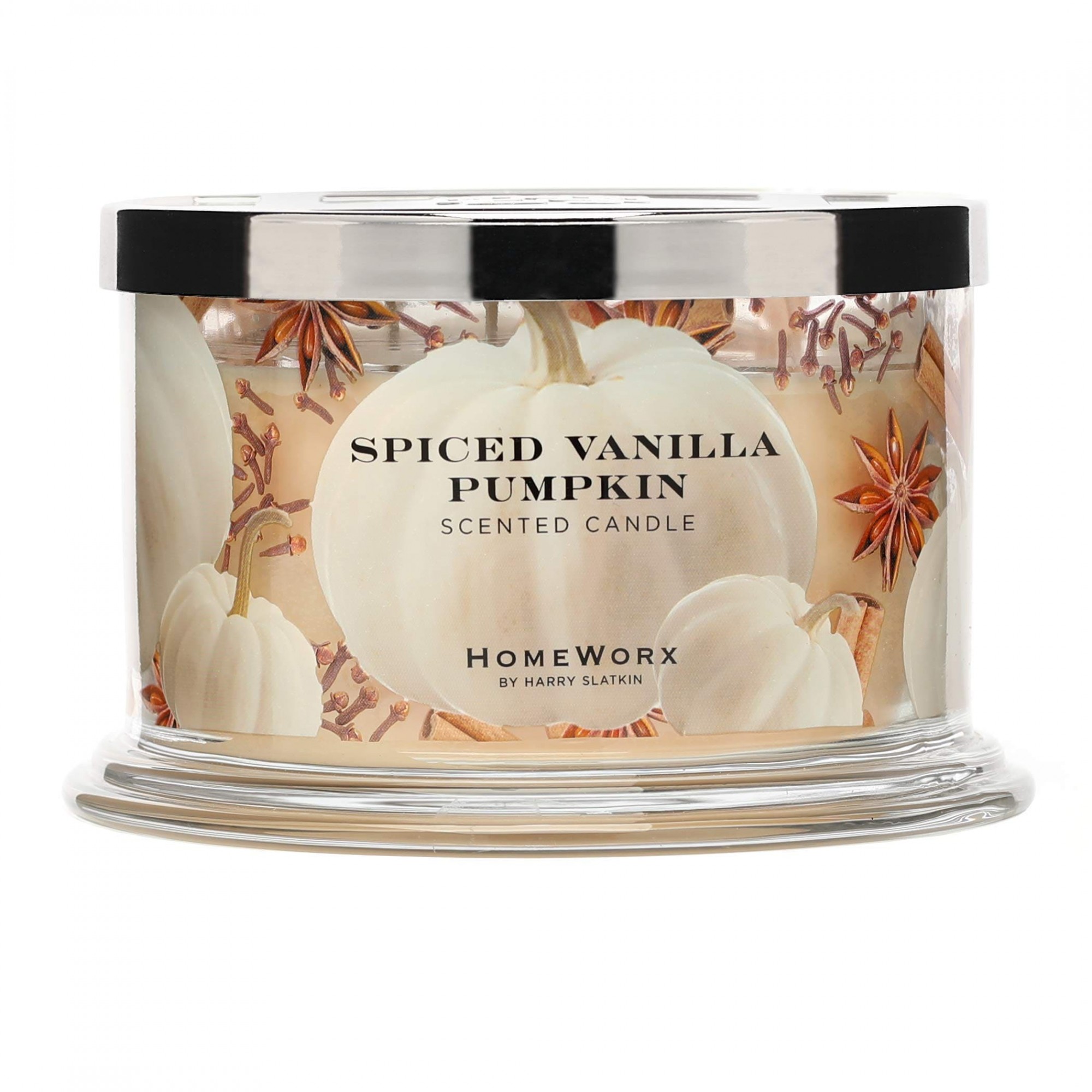 Homeworx by Harry Slatkin Spiced Vanilla Pumpkin 4 Wick Candle