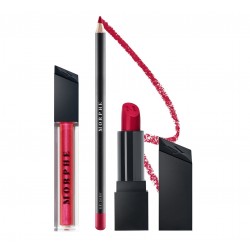 Morphe Out & A Pout Candy Red Lip Trio