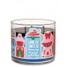 Bath & Body Works Land Of Sweets Blueberry Sugar 3 Wick Scented Candle