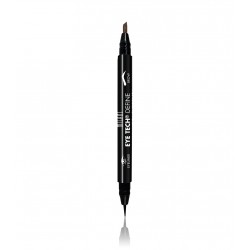 Milani Eye Tech Define 2IN1 Brow - Eyeliner Felt Tip Pen Dark Brown - Black