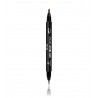 Milani Eye Tech Define 2IN1 Brow - Eyeliner Felt Tip Pen Dark Brown - Black