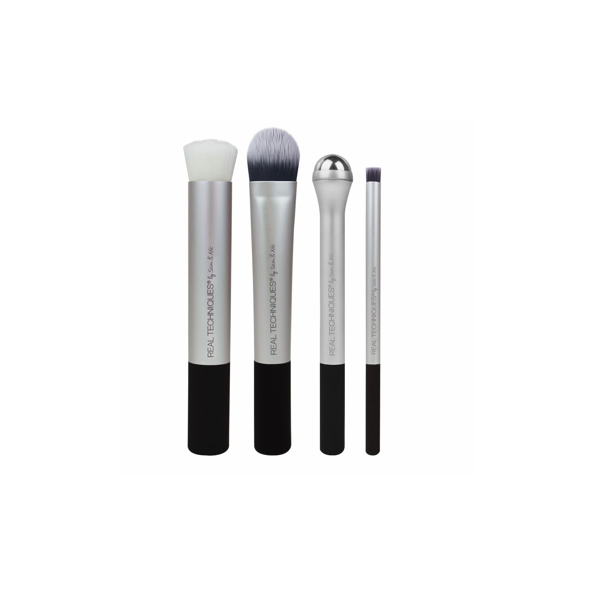 Real Techniques Silver Prep + Prime Skincare Brush Set
