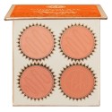 BH Cosmetics Truffle Blush 4 Color Blush Palette Chocolate Orange