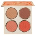 BH Cosmetics Truffle Blush 4 Color Blush Palette Vanilla Orange