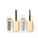 Stila Double Dip Suede Shade & Glitter & Glow Liquid Eye Shadows Grey Fox