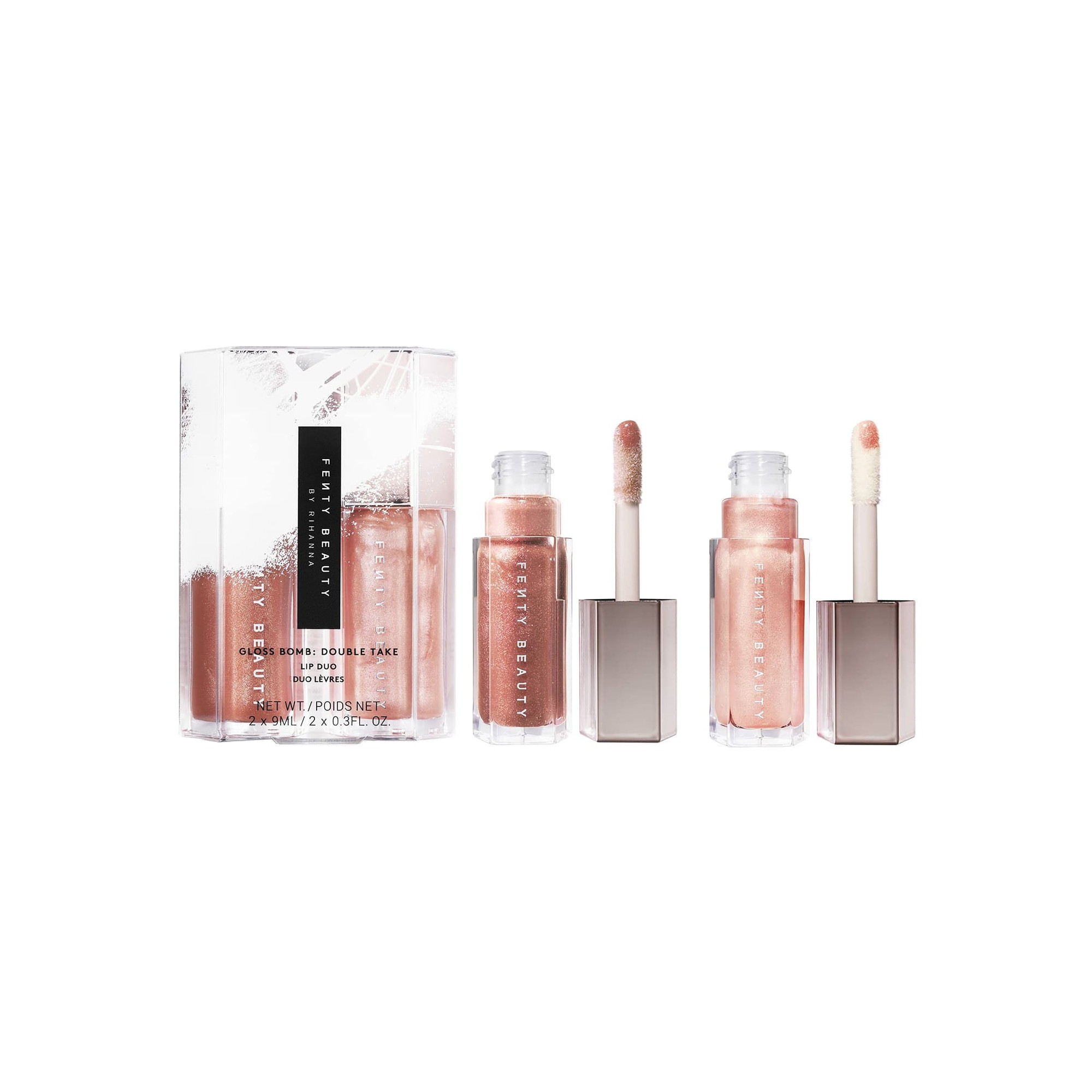 Fenty Beauty Gloss Bomb Universal Lip Luminizer Double Take Duo Coffret Gloss A Levres