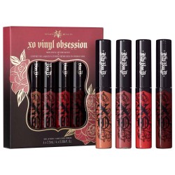 KVD Vegan Beauty Mini XO Vinyl Lip Creme Lip Gloss Obsession Set