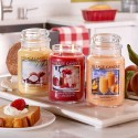 Village Candle Strawberry Pound Cake Large Jar Glass