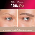 Too Faced Brow Wig Brush on Brow Gel Taupe