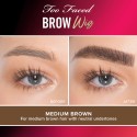 Too Faced Brow Wig Brush on Brow Gel Medium Brown