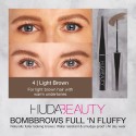 Huda Beauty BombBrows Full ‘n Fluffy Volumizing Fiber Gel Light Brown