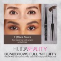 Huda Beauty BombBrows Full ‘n Fluffy Volumizing Fiber Gel Black Brown