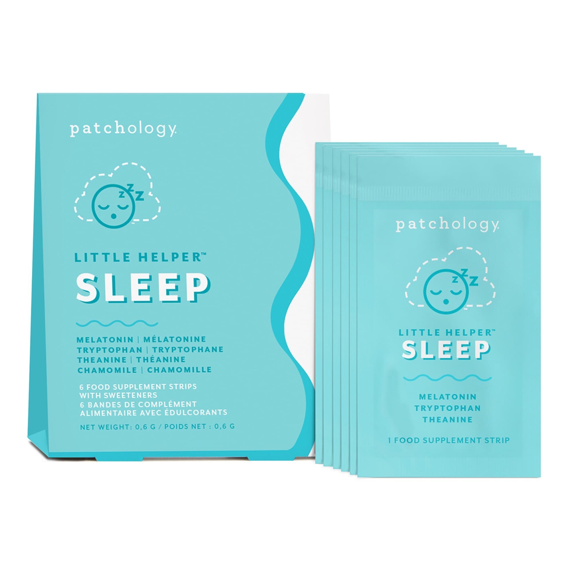 Patchology Little Helper Supplement Strips Sleep