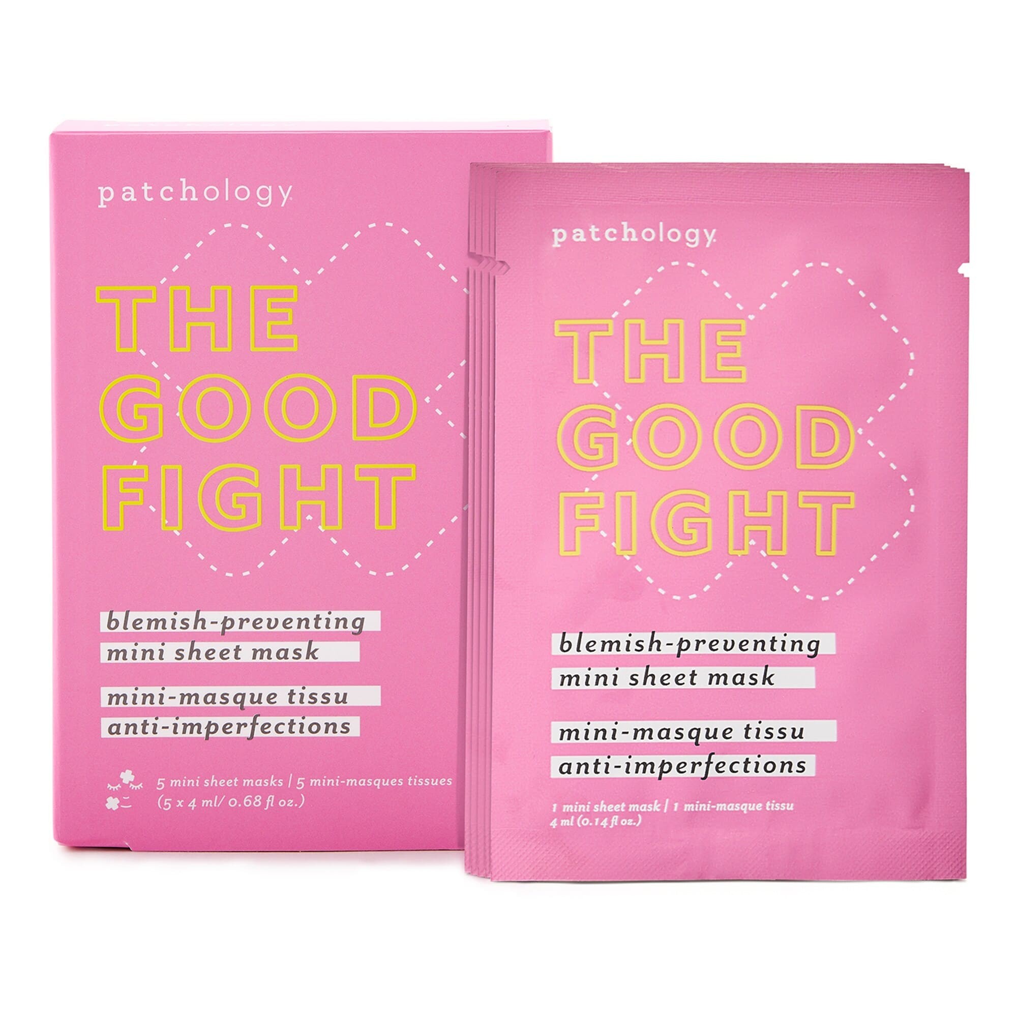 Patchology The Good Fight Clear Skin Mini Sheet Mask 5 Pack
