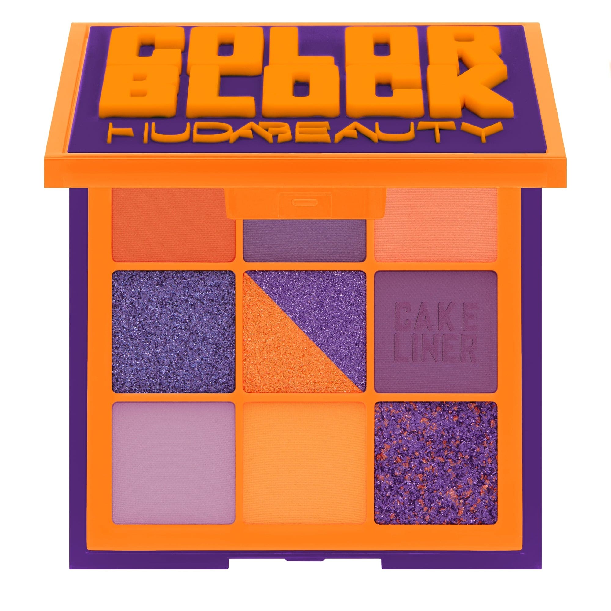 Huda Beauty Color Block Obsessions Eyeshadow Palette Purple & Orange