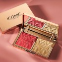 Iconic London Silk Glow Blush and Highlight Duo Coral Glow