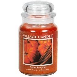 Village Candle Spiced Pumpkin Large Jar Glass