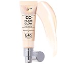 IT Cosmetics CC+ Nude Glow Lightweight Foundation + Glow Serum with SPF 40 & Niacinamide Fair Porcelain