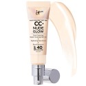 IT Cosmetics CC+ Nude Glow Lightweight Foundation + Glow Serum with SPF 40 & Niacinamide Fair Ivory