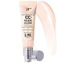 IT Cosmetics CC+ Nude Glow Lightweight Foundation + Glow Serum with SPF 40 & Niacinamide Fair Beige