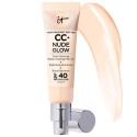IT Cosmetics CC+ Nude Glow Lightweight Foundation + Glow Serum with SPF 40 & Niacinamide Fair Light
