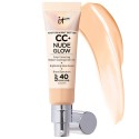 IT Cosmetics CC+ Nude Glow Lightweight Foundation + Glow Serum with SPF 40 & Niacinamide Light Medium