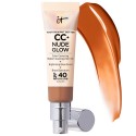 IT Cosmetics CC+ Nude Glow Lightweight Foundation + Glow Serum with SPF 40 & Niacinamide Rich Honey