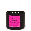 Bath & Body Works Rose Water Meringue 3 Wick Scented Candle