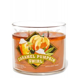 Bath & Body Works Caramel Pumpkin Swirl 3 Wick Scented Candle