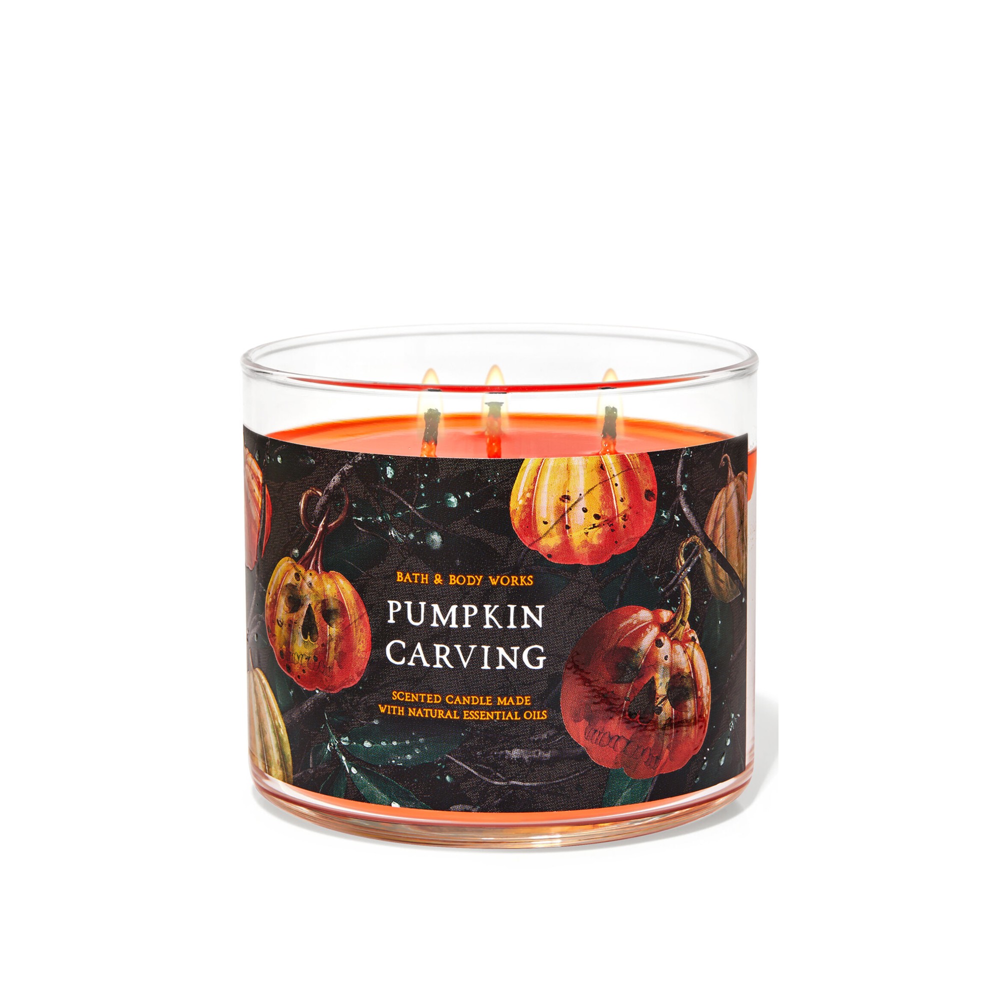 Bath & Body Works Pumpkin Carving 3 Wick Scented Candle