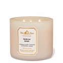 Bath & Body Works White Barn Vanilla Bean 3 Wick Scented Candle