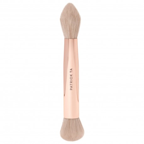 Patrick Ta Dual-Ended Complexion Brush Pinceau Fond De Teint Poudre