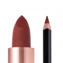 Anastasia Beverly Hills Fuller Looking & Sculpted Lip Duo Kit Toffee- Matte Lipstick / Mini Malt-Lip liner