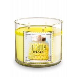 Bath & Body Works Lemon Drops 3 Wick Scented Candle