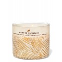 Bath & Body Works White Barn Hibiscus Waterfalls 3 Wick Scented Candle