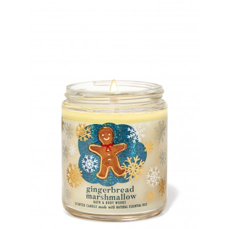 Bath & Body Works Gingerbread Marshmallow Scented Candle