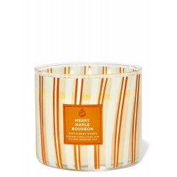 Bath & Body Works Merry Maple Bourbon 3 Wick Scented Candle