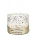 Bath & Body Works White Barn Marshmallow Fireside 3 Wick Scented Candle
