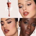 Huda Beauty Faux Filler Shiny Non-Sticky Lip Gloss Foxy