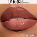 Huda Beauty 90s Brown Lip Liner and Lip Gloss Set