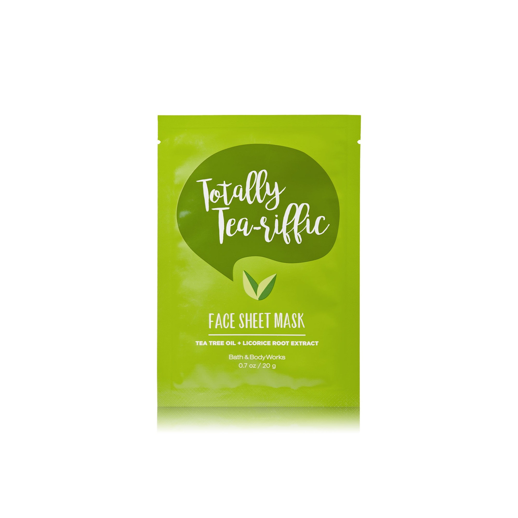 Bath & Body Works Totally Tea-Riffic Face Sheet Mask