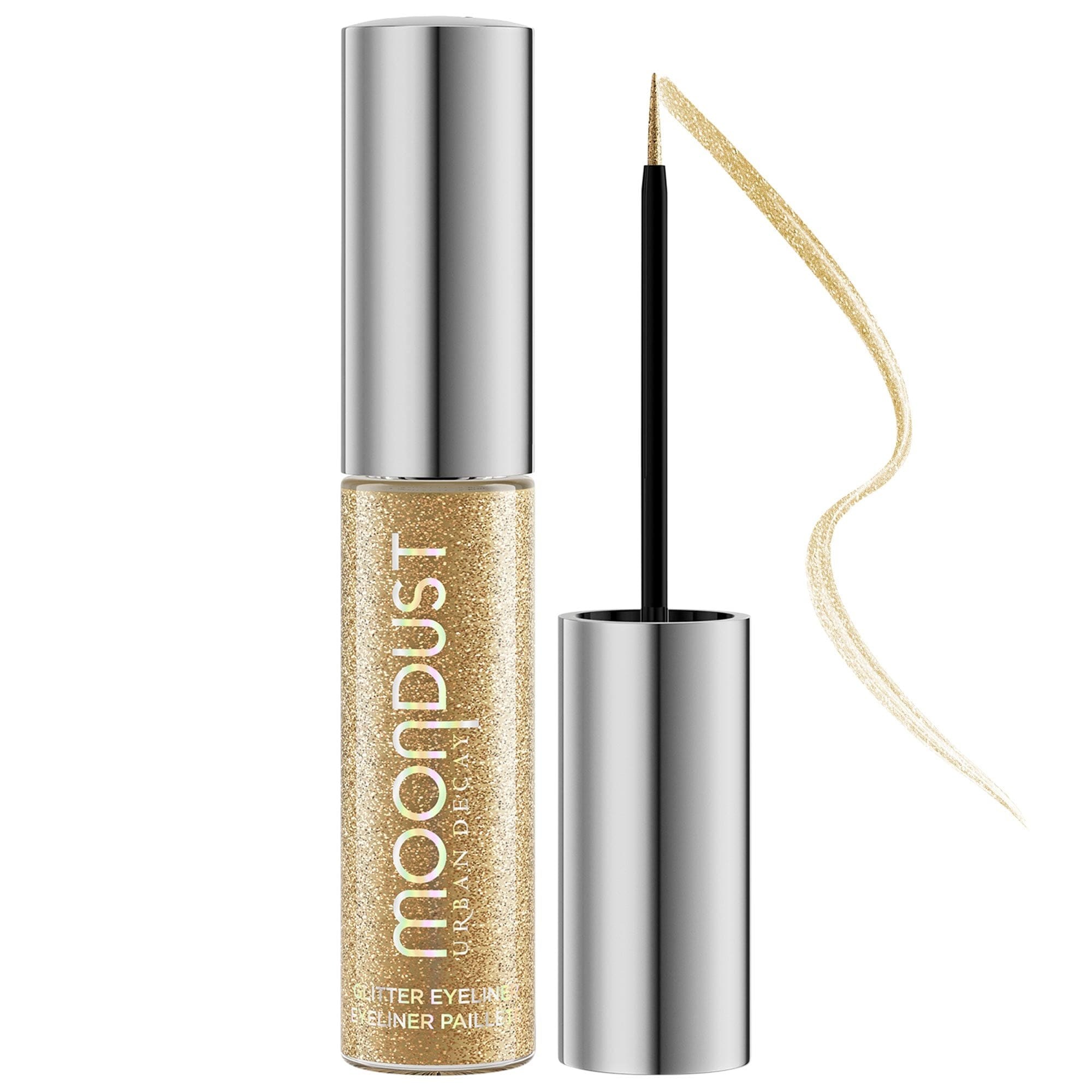 Glitter eyeliner top